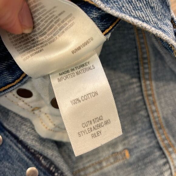 AGOLDE RILEY HIDDEN BUTTON FLY JEANS SIZE 26 - Picture 5 of 8